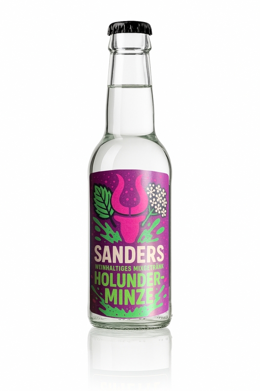0,33l Mixgetränk Sanders Holunder-Minze
